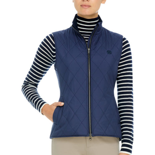 G4LS19O06 - Ladies Sweater Lined Puff Vest | Twilight