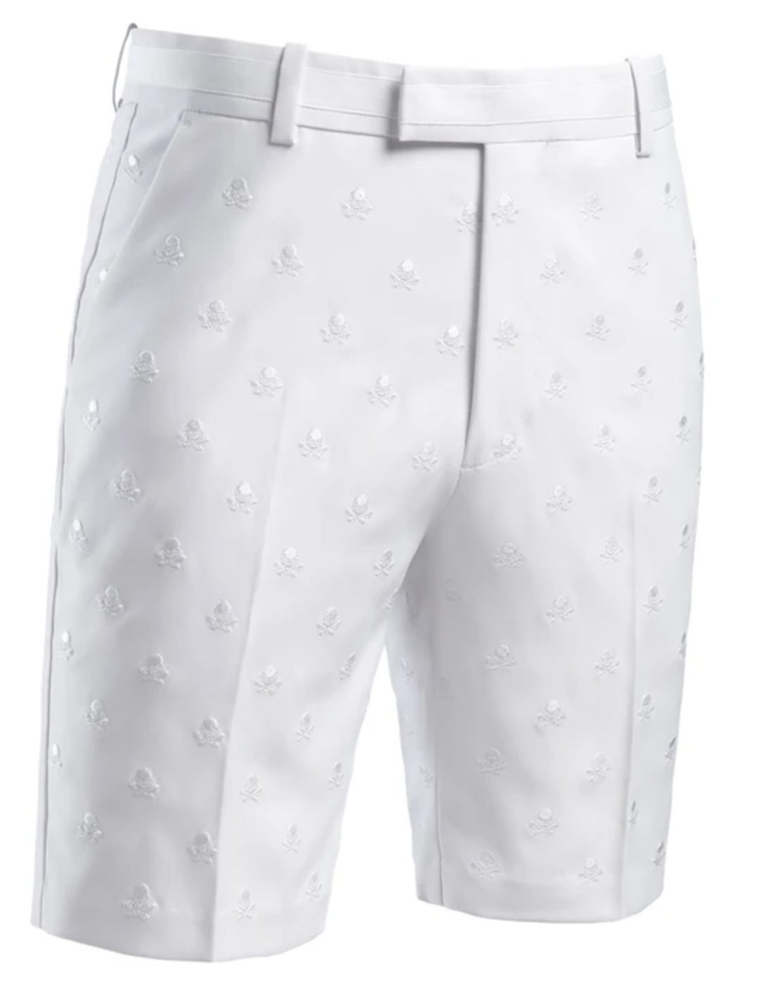 G/Fore G4MS21B02 | Mens Embroidered Club Short | Snow