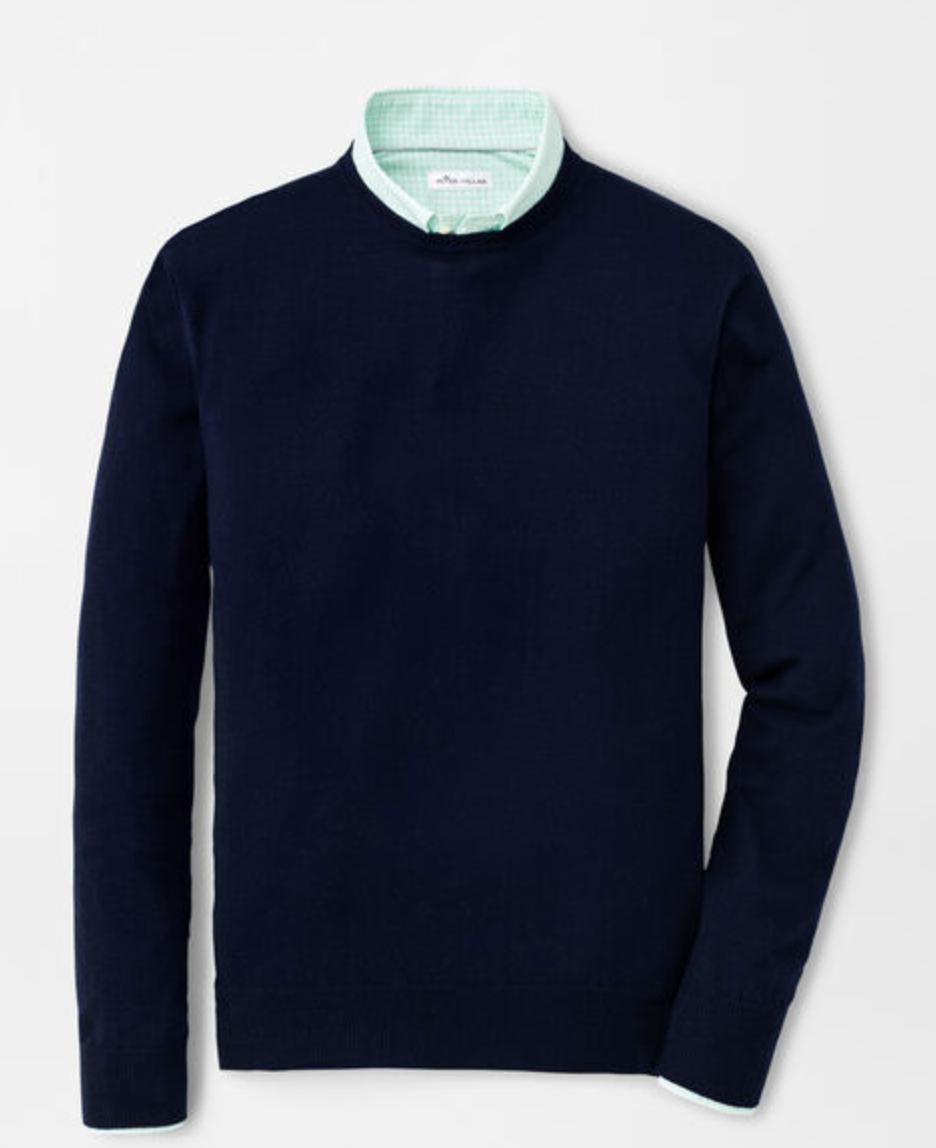 Peter Millar | Crown Soft Crew Sweater | Navy | ME0S42