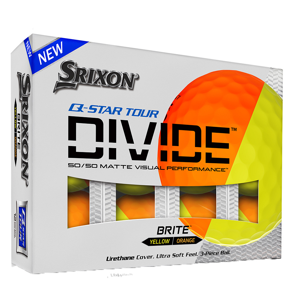 Srixon | QStar Tour-3 Divide | Yellow / Orange