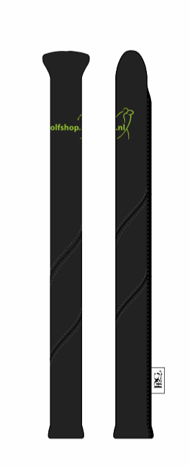 Heritage College Alignment headcover Black logo RSGolfshop