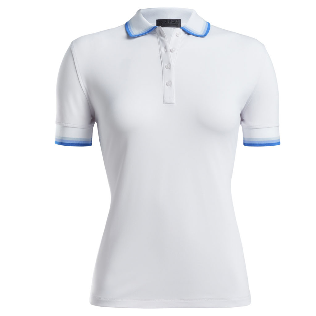 G/Fore G4LS22K41 | Ladies Gradient Polo | Snow