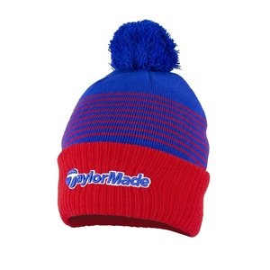 Taylormade Bobble Beanie | Red/Royal