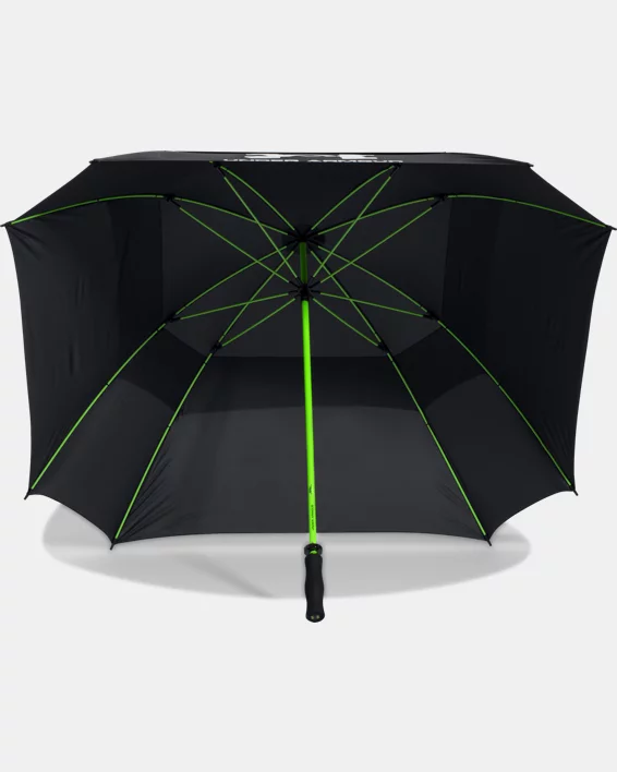Under Armour | Golf Umbrella Double Canopy | Black / High Vis Yellow
