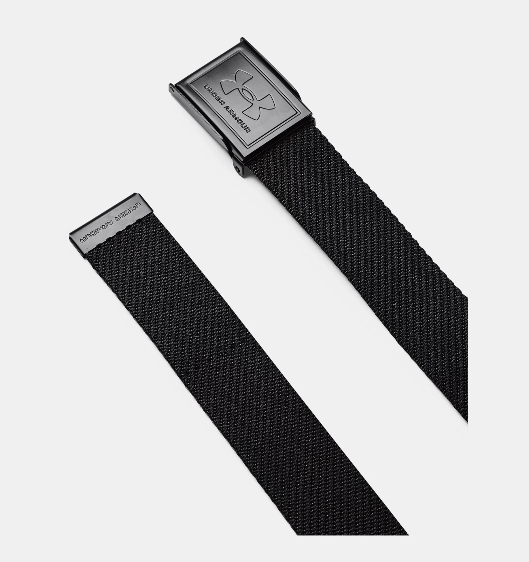 UA | M's Webbing Belt | Black / Pitch Gray / Black