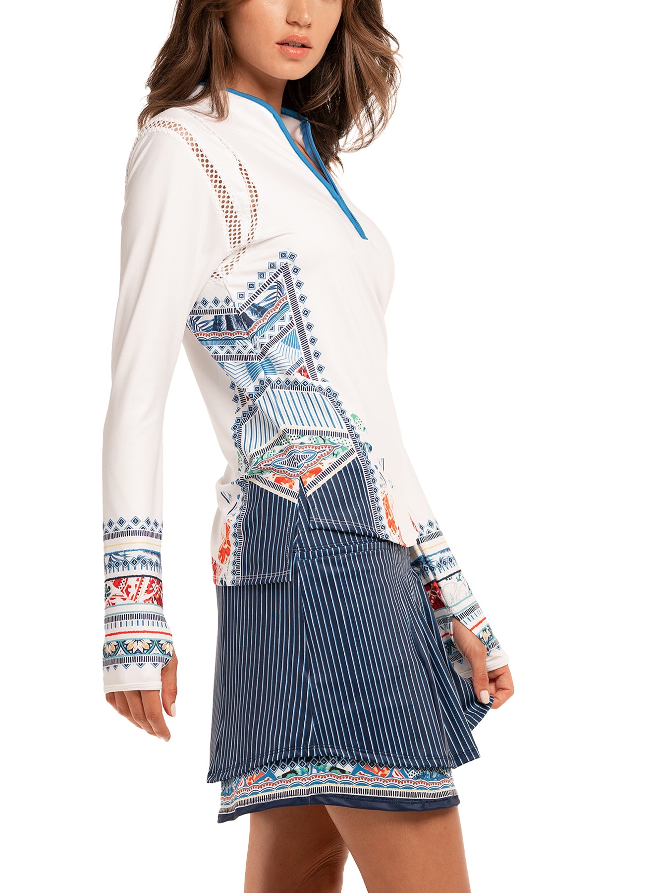 Lucky in Love | GT142-L02471 | Playing In Paradise L/S | Aegean Blue