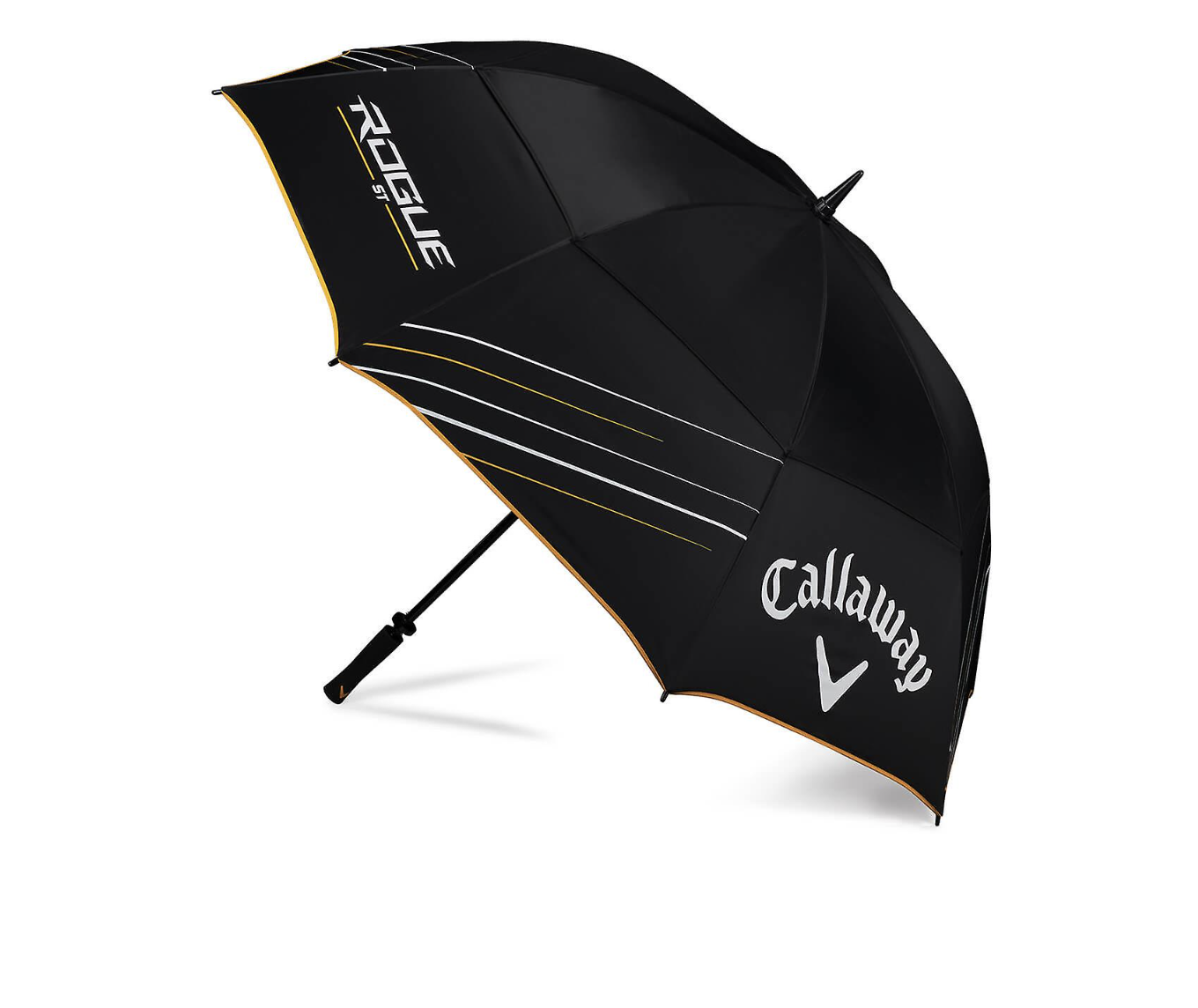 Callaway | Shield 64" Rogue Umbrella | Black / White / Gold