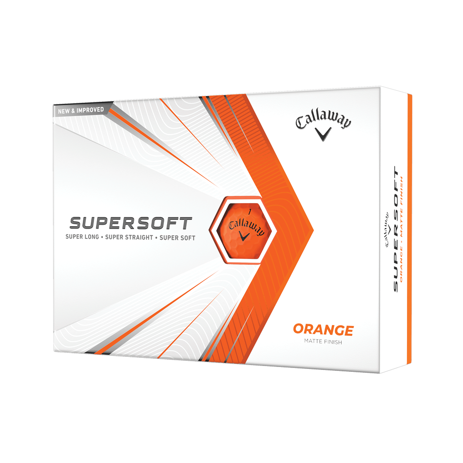 Callaway Supersoft | Matte Orange | With Logo