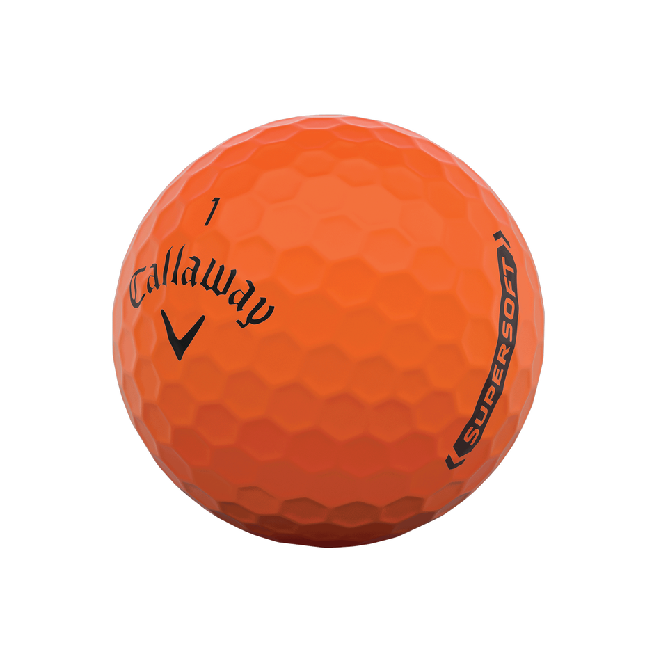 Callaway | Golf Balls | Supersoft | Matte Orange | With Logo