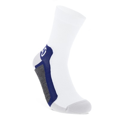 Ecco | 9085541-91061 | Tech Sporty Mid Cut Sock | White/Blue