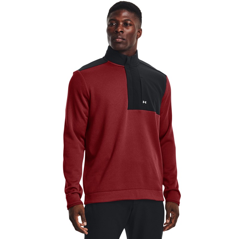 UA | 1373415-610 | Storm Sweater Fleece | Stadium Red / White