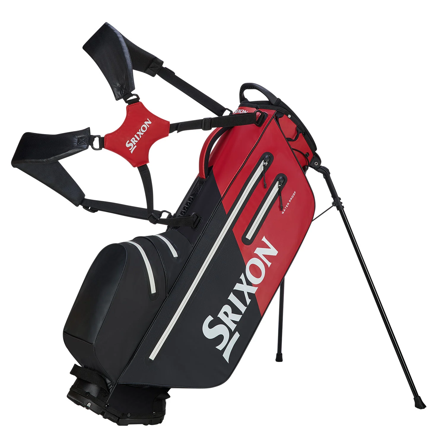 Srixon | S12122574 | SRX Waterproof Standbag | Red / Black / White