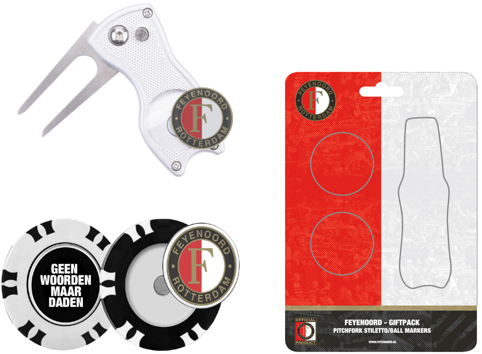 Feyenoord | Giftpack Poker Chip and Pitch Fork | Limited Edition