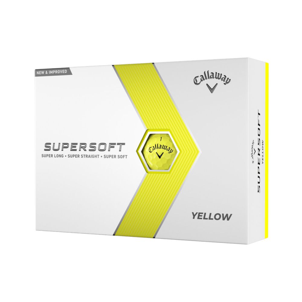 Callaway | Golf Balls | Supersoft | Yellow |