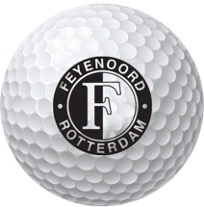 Feyenoord | Golfballs | White / Black logo | Limited Edition