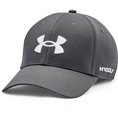 Under Armour | 1361547-012 | Golf96 Hat | Pitch Gray/White